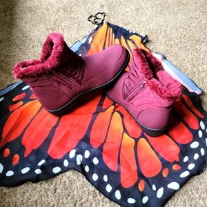 NEW Lightweight Plush Lined Double-Zip Winter Boots SIZE 11
